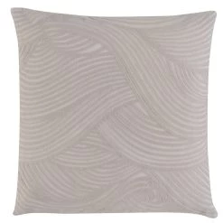 BARBARA Home Collection Kissenbezug Wellen Creme 50x50