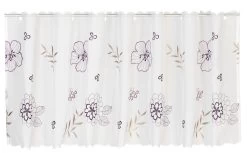 Bistrogardine Javine Blumen Transparent Lila 179960
