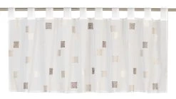 Bistrogardine Quadro Kariert Transparent Braun 180034