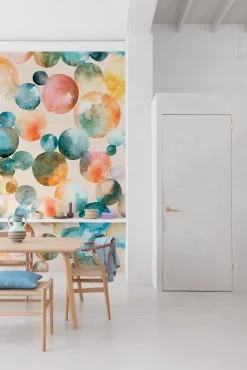 Digitaldruck Aquarell Planeten Orange Blau Rot ML4101 -Fashion Home Wallpaper Store Digitaldruck Aquarell Planeten Orange Blau Rot ML4101 63217731 1