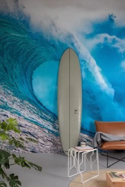 Digitaldruck Welle Wasser Blau Türkis Weiß ML1301 -Fashion Home Wallpaper Store Digitaldruck Welle Wasser Blau Tuerkis Weiss ML1301 63217699 1