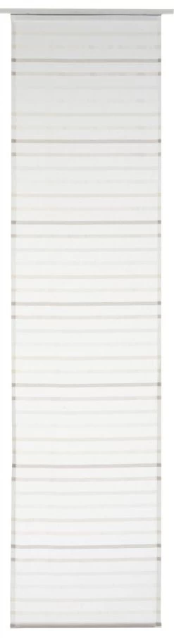 Flächenvorhang 60x245 Cm Streifen Beige 196257