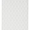 Flächenvorhang 60x245cm Design Weiß 196479 -Fashion Home Wallpaper Store Flaechenvorhang Slalom 60x245 cm Design weiss halb
