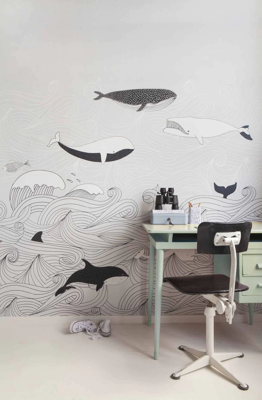 Fototapete Kinder Rasch Wale Wasser Grau Schwarz 842531 4 Fototapete Kinder Rasch Wale Wasser Grau Schwarz 842531 – Bild 2