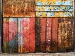 Fototapete Rasch Daniel Geier Rost Used Rot 100365