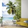 Fototapete Vlies Meer Palmen Urlaub Blau Grün Weiß 47269 -Fashion Home Wallpaper Store Fototapete Vlies Meer Palmen Urlaub blau gruen weiss 47269 63210720 1
