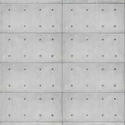 Fototapete Vlies Rasch Metallplatten Grau 425826