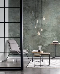 Rasch Fototapete Vlies 429657 Used-Look Metall Grau Beige