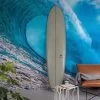 Digitaldruck Welle Wasser Blau Türkis Weiß ML1301 -Fashion Home Wallpaper Store Fototapete Wellen Meer Blau Tuerkis Weiss ML1301 63217699