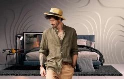 A.S. Creation Fototapeten 3D Grafisch Maserung Grau Vlies 38292-1