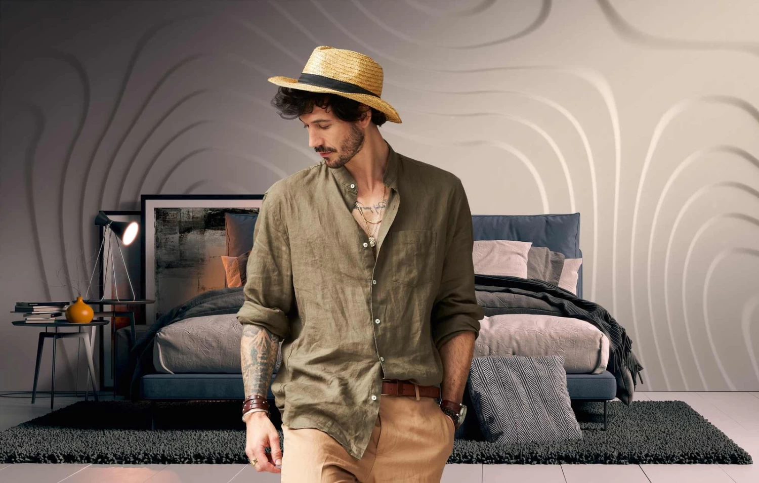 A.S. Creation Fototapeten 3D Grafisch Maserung Grau Vlies 38292-1 3 A.S. Creation Fototapeten 3D Grafisch Maserung Grau Vlies 38292-1