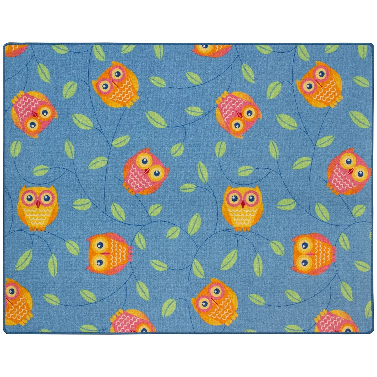 Happy Owls Eulen Kinderteppich Eule 133 X 170 Cm Blau 3 Happy Owls Eulen Kinderteppich Eule 133 X 170 Cm Blau