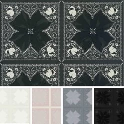 A.S. Creation Karl Lagerfeld Designer Vliestapete Quadrat Blume