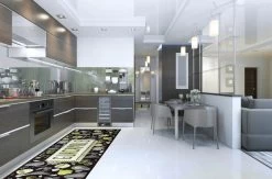 Küchenläufer Küchenteppich Guacamole Waschbar -Fashion Home Wallpaper Store Kuechenlaeufer Kuechenteppich Guacamole 45 x 145 cm 63205497