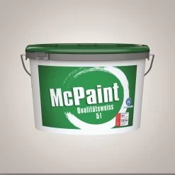 McPaint Innenwandfarbe Qualitätsweiß Matt 5l