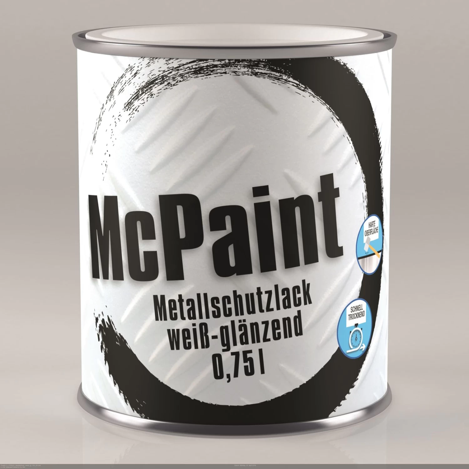 McPaint Rostschutzlack Metallschutz 750ml 3 McPaint Rostschutzlack Metallschutz 750ml