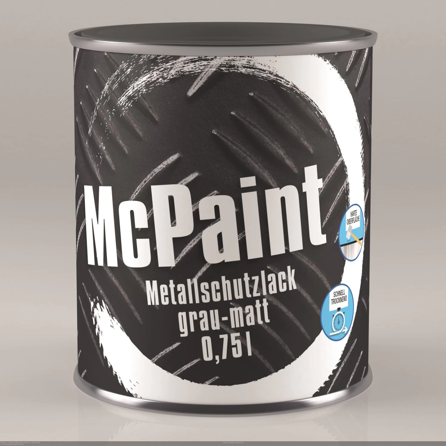 McPaint Rostschutzlack Metallschutz 750ml 5 McPaint Rostschutzlack Metallschutz 750ml – Bild 3