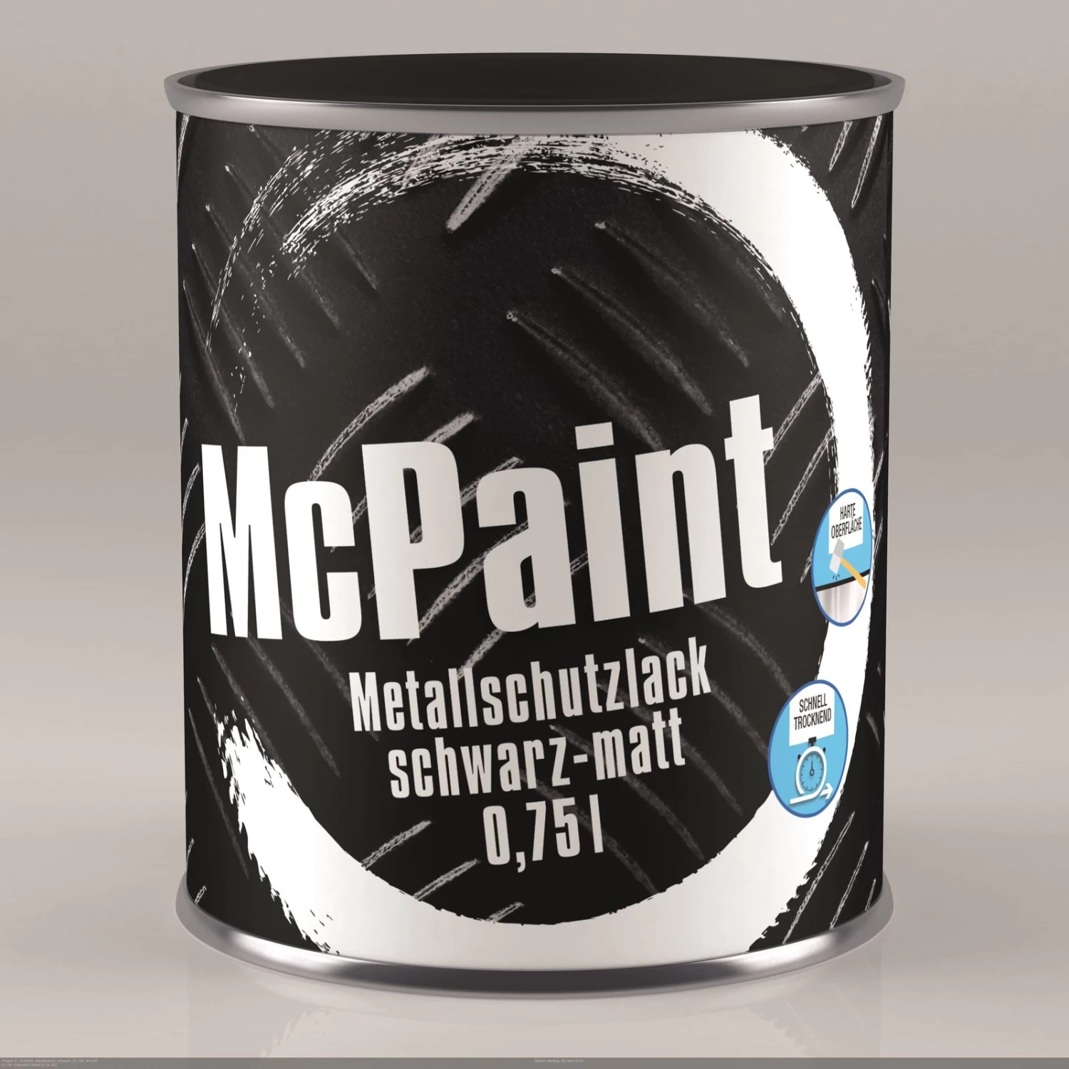 McPaint Rostschutzlack Metallschutz 750ml 7 McPaint Rostschutzlack Metallschutz 750ml – Bild 5