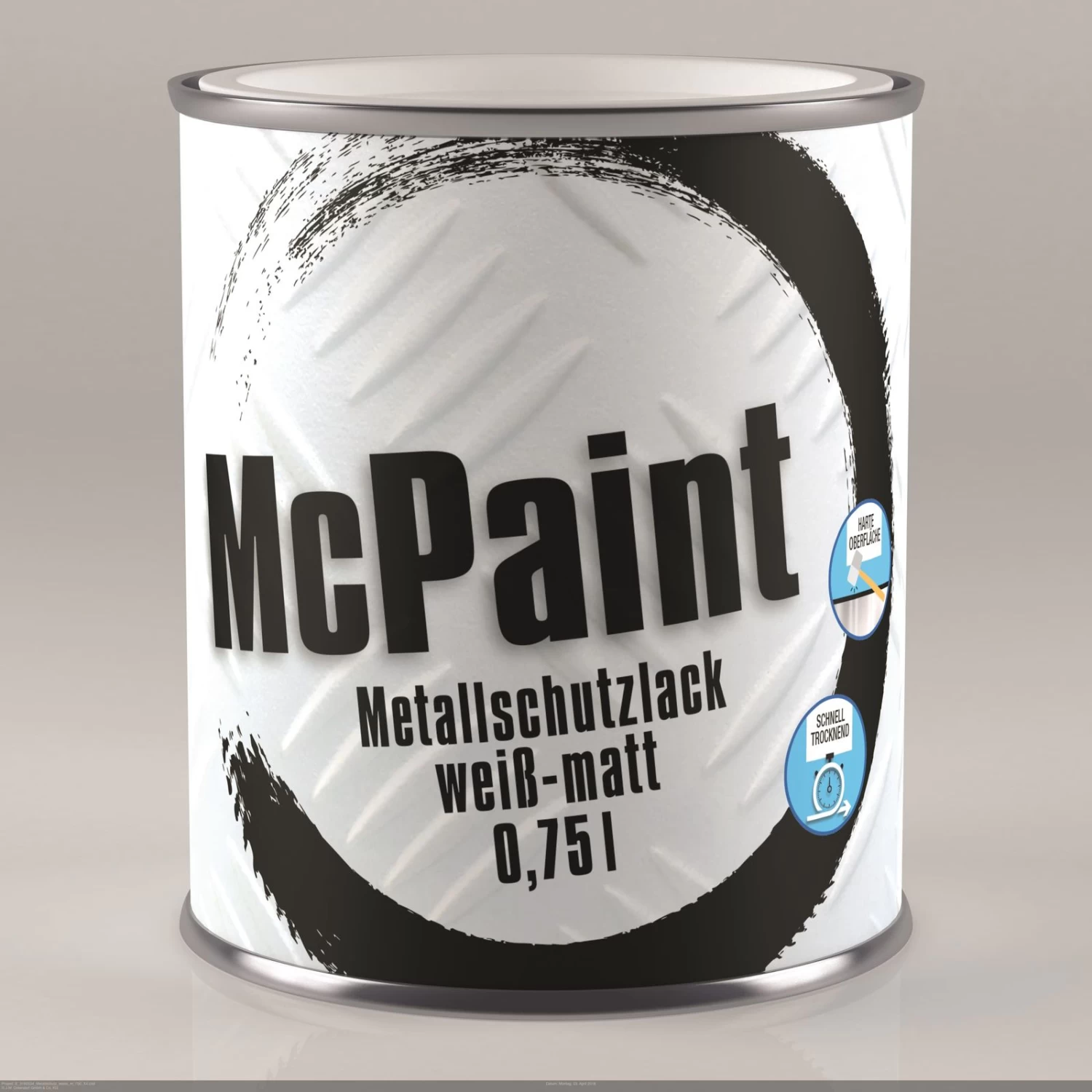 McPaint Rostschutzlack Metallschutz 750ml 8 McPaint Rostschutzlack Metallschutz 750ml – Bild 6