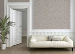 A.S. Creation Michalsky Tapete Vlies Grafisch Taupe Silber 36502-2 -Fashion Home Wallpaper Store Michalsky Tapete Vlies Barock taupe silber 36502 2
