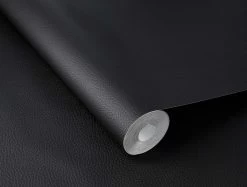 Vliestapete Rasch 752656 Leder Struktur Schwarz -Fashion Home Wallpaper Store Rasch Vliestapete Uni Leder Optik Schwarz 752656 63215923 1