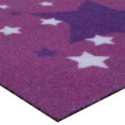 Kinderteppich Einhorn WASCHBAR Rutschhemmend 95x133cm -Fashion Home Wallpaper Store Spielteppich Einhorn Maedchen Kinder Lila WASCHB 5