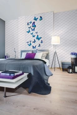 A.S. Creation Tapete Vlies 3D-Optik Quadrat-Grafik Weiß Grau 30248-1 -Fashion Home Wallpaper Store Tapete AS Creation Geometrisch weiss grau 30248 1