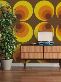 A.S. Creation Tapete AS Kreise BRAUN ROT ORANGE 7013-12 Retro -Fashion Home Wallpaper Store Tapete AS Kreise BRAUN ROT ORANGE 7013 12 Retro 15179