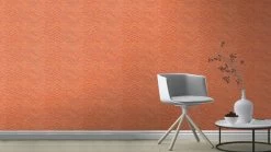 Tapete Barbara Home Collection Zickzack Beige-Orange