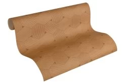 Vliestapete Waben-Optik Lutèce Braun 32659-6 -Fashion Home Wallpaper Store Tapete Grafik AS Creation braun 32659 6 170072