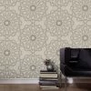 Tapete Kretschmer Deluxe Mandala Beige-gold Glitzer 41007-50 -Fashion Home Wallpaper Store Tapete Kretschmer Deluxe Mandala beigegold creme G