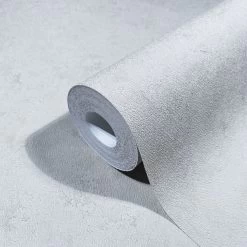 Papis Loveday Tapete 86740 Uni Struktur Weiss