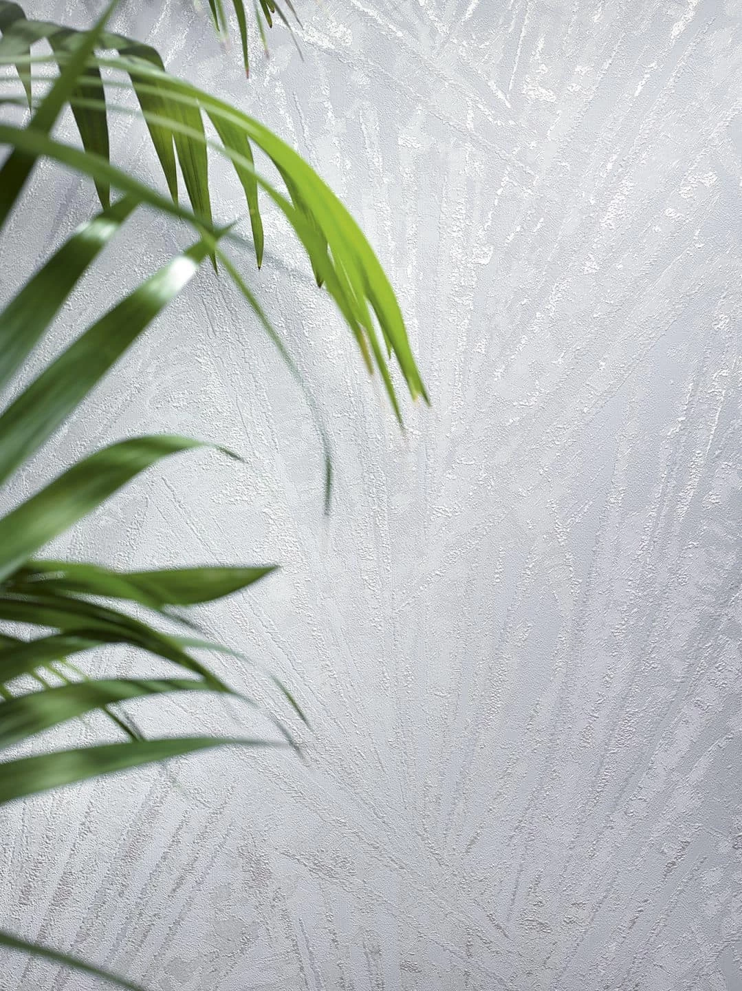 Papis Loveday Tapete 86715 Palmblätter Weiß Perlmutt 5 Papis Loveday Tapete 86715 Palmblätter Weiß Perlmutt – Bild 3