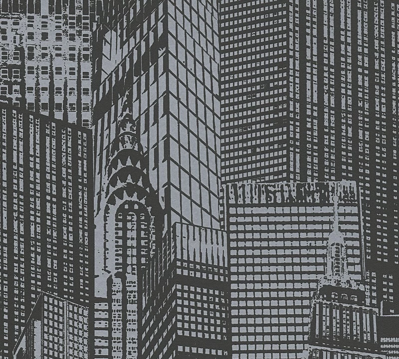 Tapete Selbstklebend Schwarz Gebäude Großstadt 955671 4 Tapete Selbstklebend Schwarz Gebäude Großstadt 955671 – Bild 2