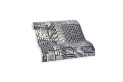 Tapete Selbstklebend Schwarz Gebäude Großstadt 955671