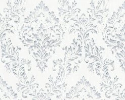 Tapete Textil Barock Weiß Silber Architects Paper 30659-1