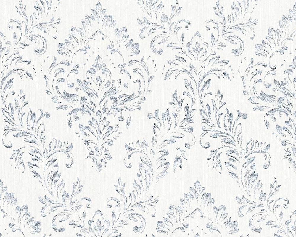 Tapete Textil Barock Weiß Silber Architects Paper 30659-1 3 Tapete Textil Barock Weiß Silber Architects Paper 30659-1