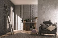 Tapete Vlies Vintage Wisch-Optik Schwarz Marburg 58147 -Fashion Home Wallpaper Store Tapete Vintage Wisch Optik Marburg schwarz 58147 1