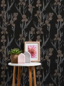 A.S. Creation Tapete Vlies 37526-1 Floral Schwarz Grau Braun -Fashion Home Wallpaper Store Tapete Vlies 37526 1 Floral schwarz grau braun 63206045