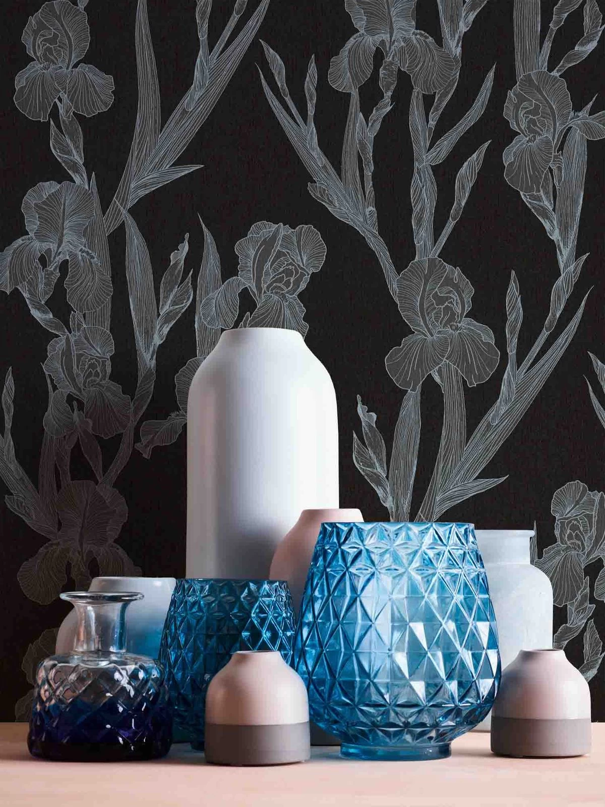 A.S. Creation Tapete Vlies 37526-2 Floral Schwarz Grau 6 A.S. Creation Tapete Vlies 37526-2 Floral Schwarz Grau – Bild 4