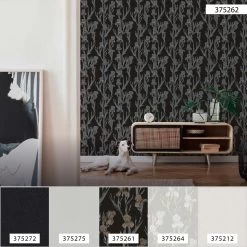 A.S. Creation Tapete Vlies 37526-2 Floral Schwarz Grau 15 A.S. Creation Tapete Vlies 37526-2 Floral Schwarz Grau -Fashion Home Wallpaper Store Tapete Vlies 37526 2 Floral schwarz grau 63206046 3
