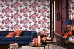 Barbara Home Vliestapete Blätter Weiß Blau Rot 536430 9 Barbara Home Vliestapete Blätter Weiß Blau Rot 536430 -Fashion Home Wallpaper Store Tapete Vlies 536430 Blaetter weiss blau rot 63203584 2