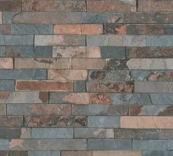 A.S. Creation Vlies Tapete Steinoptik Used Dunkelbraun 35582-3