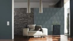 Vlies Tapete Kreis Blau Glanz Architects Paper 33373-1 -Fashion Home Wallpaper Store Tapete Vlies Abstrakt Zirkel blau Architects Paper