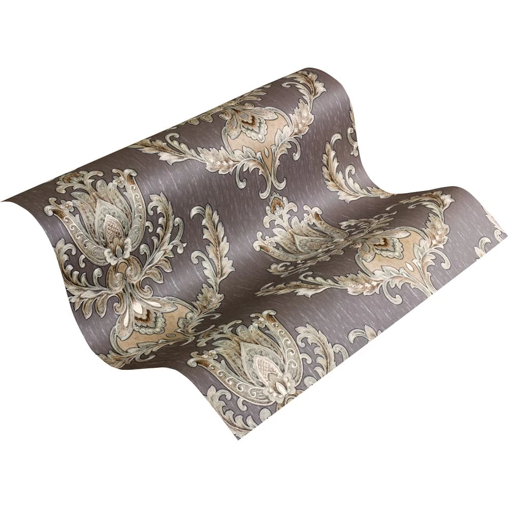 Tapete Vlies Barock Floral Silbergrau Hermitage 33546-5 4 Tapete Vlies Barock Floral Silbergrau Hermitage 33546-5 – Bild 2