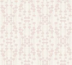 Tapete Vlies Design Creme Rosa Glitzer Livingwalls 35690-1