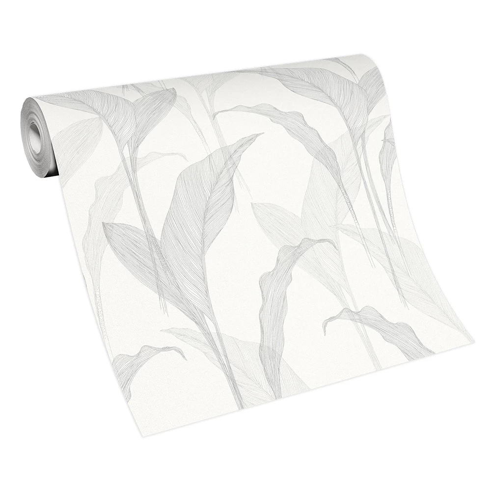 Tapete Vlies ELLE Blätter Floral Grau Glitzer 10207-31 7 Tapete Vlies ELLE Blätter Floral Grau Glitzer 10207-31 – Bild 5