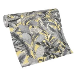Tapete Vlies ELLE Blumen Floral Gold Grau 10202-15 -Fashion Home Wallpaper Store Tapete Vlies ELLE Blumen Floral gold grau 10202 15 63210329 4