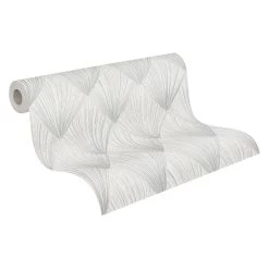 Tapete Vlies Geometrisch Grau Silber Metallic 37864-1 -Fashion Home Wallpaper Store Tapete Vlies Geometrisch grau silber Metallic 37864 1 63206704