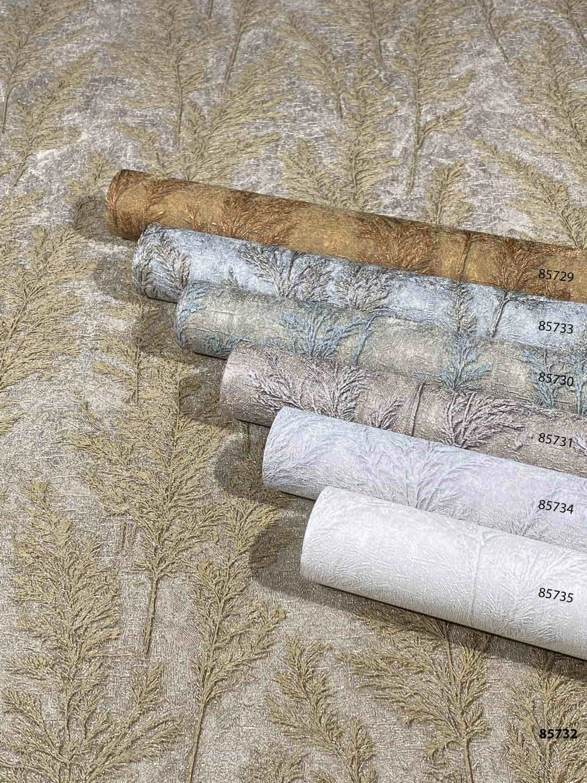 Tapete Vlies Gräser Pflanzen Grau Blau 85730 7 Tapete Vlies Gräser Pflanzen Grau Blau 85730 – Bild 5